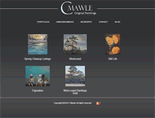 Tablet Screenshot of cindymawle.com